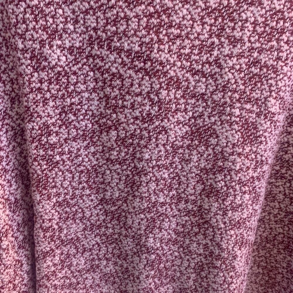 American Rag Red Burgundy Oversized Sweater Open Back XS Cowl Neck Lagenlook - Picture 5 of 9